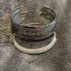 Two silver Lia Sophia bracelets